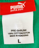 Puma Men's Graphic Green Short Sleeve Shirt Size Large