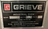 Grieve HT1000 Industrial Oven 3000W 1000°F 230V 50/60 Hz 1 Phase