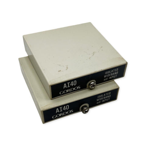 Lot of (2) Gordos AI40-02 Relay Isolated Voltage Input Module Isolated Wideband