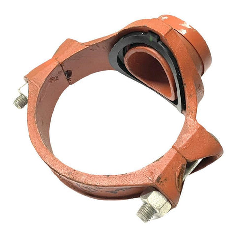 Gruvlok 7046 6" x 3" Ductile Iron Clamp-T W/ Grooved Branch 500 PSI Max