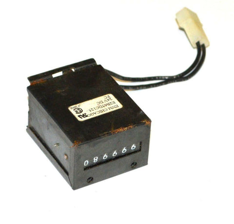 ENM CHICAGO E2B65DC125 6-DIGIT COUNTER MODULE 24 VDC