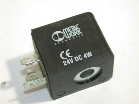 UP TO 4 NEW METAL WORK 30MM 24VDC SOLENOID VALVE COILS W0210010100
