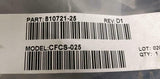 Emerson CFCS-025 Servo Cable w/ Connectors 810721-25 REV D1