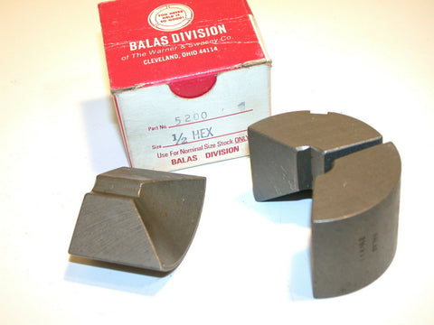 Up to 6 NEW BALAS MASTER 1/2" HEX COLLET PADS #5200