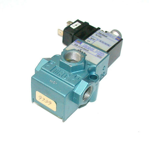 MAC  55B-12-PI-593JD  SOLENOID VALVE  3/8 NPT 24 VDC Coil 2.5 WATT 3/8 NPT