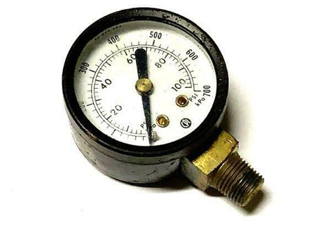 CPI 0-100 PSI 0-700 kPa Pressure Gauge 1/8" NPT Bottom Mount