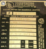 NEW BALDOR UNDERWRITERS LABRATORIES MOTOR #FVO58313