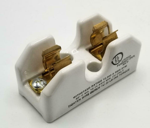 Buss 2601 Ceramic Fuse Holder 30A 250V 1 Pole