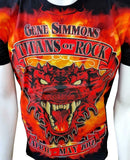 American Apparel Men's Kiss Gene Simmons Titans Of Rock 2012 Shirt Size Medium