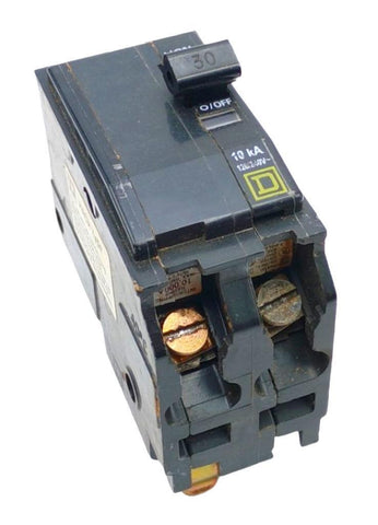 Square D QO230 2 Pole Circuit Breaker 30A 120/240VAC 1 Phase Plug-In Mount