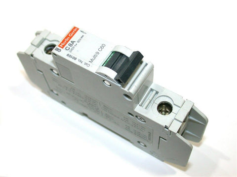 UP TO 6 MERLIN GERIN MULTI 9 C60 8 AMP TYPE C 240V 1 POLE CIRCUIT BREAKERS 60109