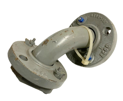Edlon Crane A395-150 1-1/2" Flanged Valve PTFE Line