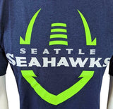 Nike Dri Fit Men's Seattle Seahawks Navy Short Sleeve NFL Football Shirt Size S