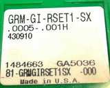 Lot of 4 New Greenleaf Ring Max Grooving Inserts GRM-GI-RSET1-SX GA5036