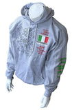 Hanes Epcot World Showcase Italy Gray Hoodie Size Large