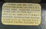 Federal Pacific Electric NA2100 2 Pole Circuit Breaker 100A 120/240VAC 1 PH Plug