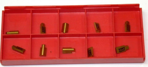Lot of 10 New Sandvik 225T Grooving Carbide Inserts MLPE-1251-NGC.094