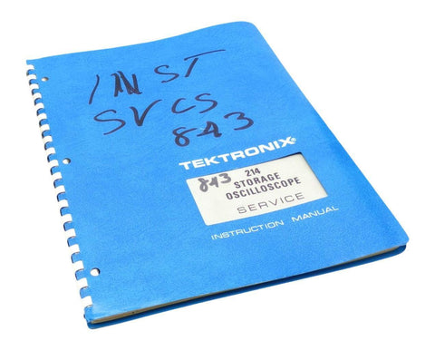 Tektronix 214 Storage Oscilloscope Service Instruction Manual