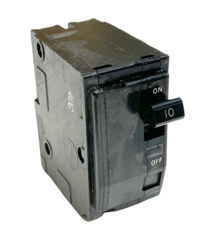 Square D QO210 2-Pole Circuit Breaker 10A 120/240VAC 1 Phase Plug-In Mount