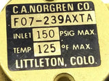Norgren F07-239AXTA Pneumatic Filter 150 PSI