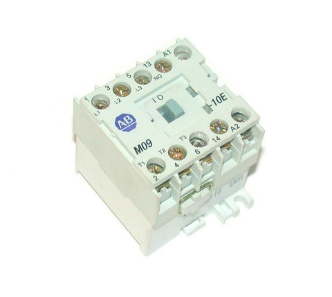 UP TO 3ALLEN BRADLEY MOTOR STARTER RELAYS 12 AMP MODEL 100-MO9NZ