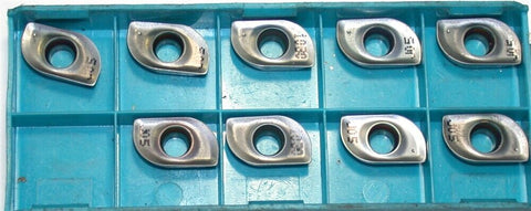 Lot of 9 New Ingersoll Carbide Milling Inserts APEB53R05 J05