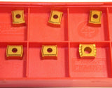 Lot of 6 New Sandvik Coromant Carbide U insert for drilling LCMX 03 03 04-58 235