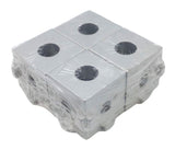 80/20 4042 10 Series Anodized Aluminum 3-Way Squared Corner Connector