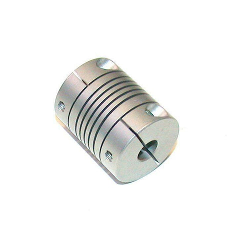 STEEL ENCODER SHAFT COUPLING 1 1/4" X 1" BORE 1/4"