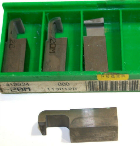 Lot of 4 New Greenleaf Carbide Inserts 81-418624 G-20M