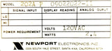 Newport 202A-P Process Meter 120V 2.4W 09022022-11