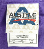 Alstyle Men's Rascal Flatts Nothing Like This Tour Local Crew Purple Shirt XL