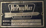 HyPneuMat M200EHB-2-1/2-12-3 Drill & Tapping Head Assembly 1/2 HP 220/440V 3 Ph