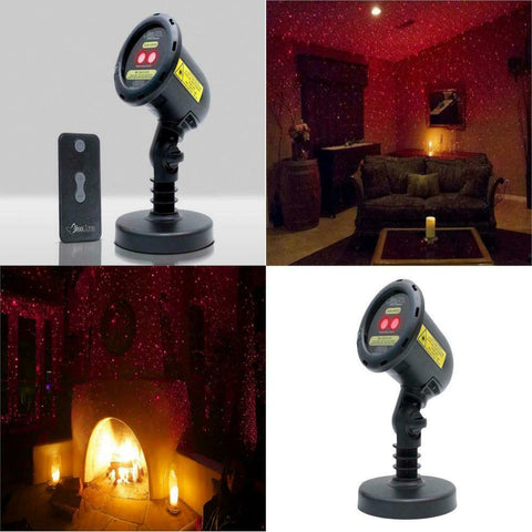 BlissLights Spright Motion Red Firefly Holiday Laser Projector Decoration