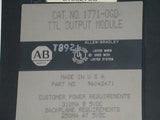 VERY NICE ALLEN BRADLEY TTL OUTPUT MODULE #1771-OGD