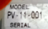 Parker PV-11-001 3/8" NPT Plastic Pneumatic 2-Way Valve