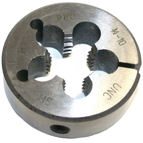 RBC Adjustable 3/4"-10 UNC HSS 2" OD Left Hand Thread Die New