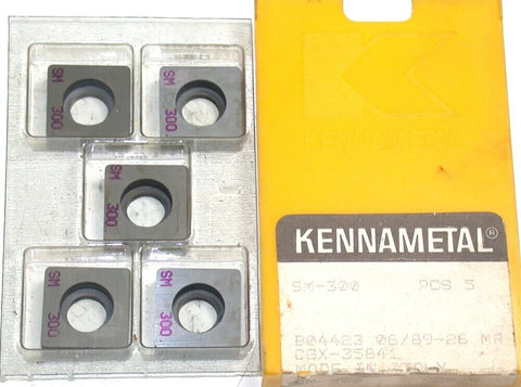 Lot of 5 New Kennametal Carbide Insert Shims SM-300