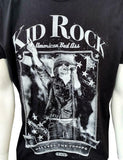 Hanes Men's Kid Rock American Bad Ass Salute The Troops Black Shirt Size Large
