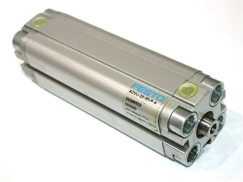 UP TO 6 NEW FESTO AIR CYLINDERS 3 1/8" STROKE ADVU-20-80-P-A