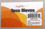 Homein BN-0231 3pc Stainless Steel Sieve Set 2-3/4", 3", 3-2/4"