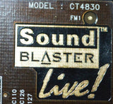 CREATIVE LABS CT4830 SOUND BLASTER LIVE SOUND BOARD
