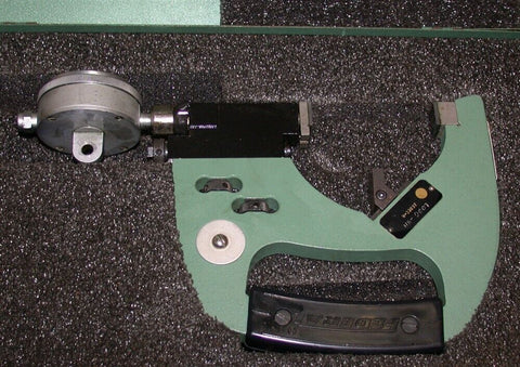 Federal 2 - 3" .0005" Dial Snap Gage 300P-3 W/ Wetproof WC5M Indicator & Case