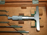 Mitutoyo 0 - 4" Depth Micrometer w/ Case 129-131 Calibrated