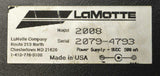 LAMOTTE 2008 TURBIDITY TESTER 9 VDC @ 500 MA - SOLD AS IS