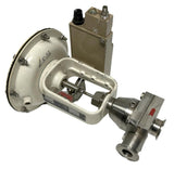 Fisher Controls 32-84081SA Pneumatic Sanitary Control Valve 5-15 PSI 316SS #2