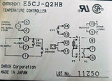 Omron E5CJ-Q2HB Digital Temperature Controller 100-240VAC 50/60HZ