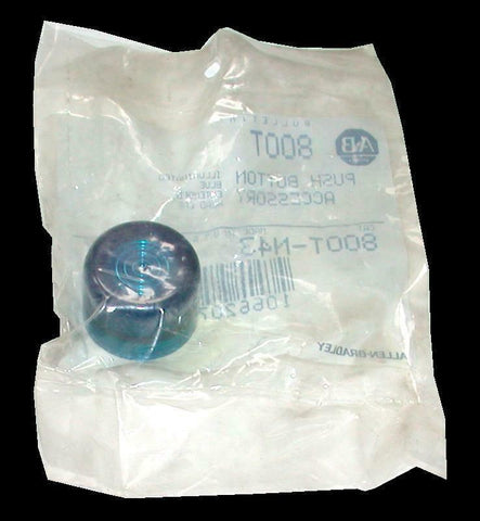 NIP New Allen Bradley  800T-N43  Blue  Illuminated Pushbutton Lens Cap