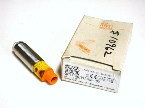 NEW IFM EFECTOR 0G5056 PHOTOELECTRIC SENSOR LASER