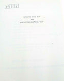 Cahn Instruments Model 4100 Electrobalance Instruction Manual